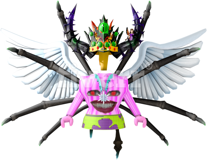 Roblox Avatarwith Wingsand Crown PNG