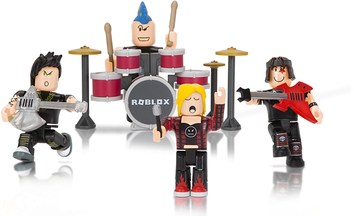 Roblox Band Figurines Set PNG