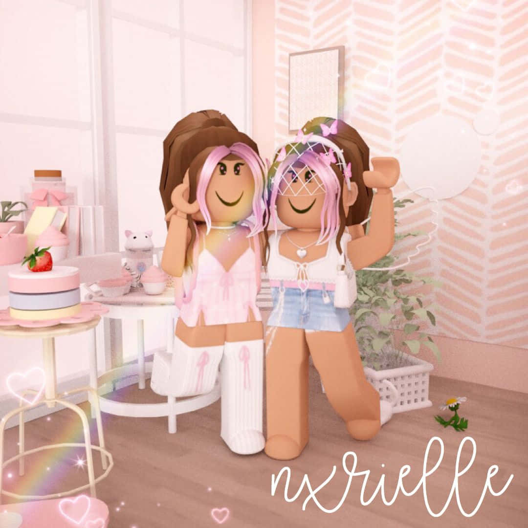 mother and daughter, or best friends, or sisters!!  Bff pictures, Roblox  pictures, Cute tumblr wallpaper