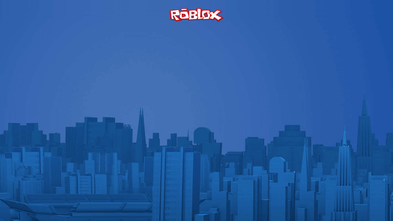 "Immerse Yourself in the Colorful World of Roblox Blue!" Wallpaper