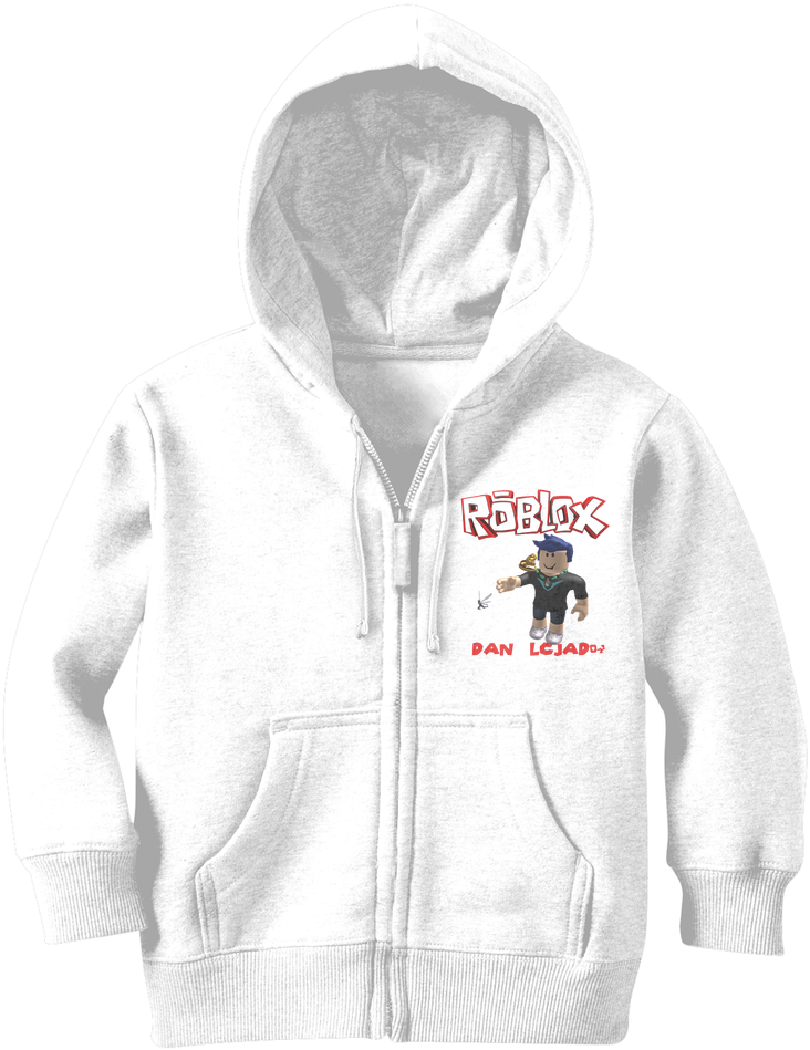 Roblox Branded Hoodiewith Character Design PNG