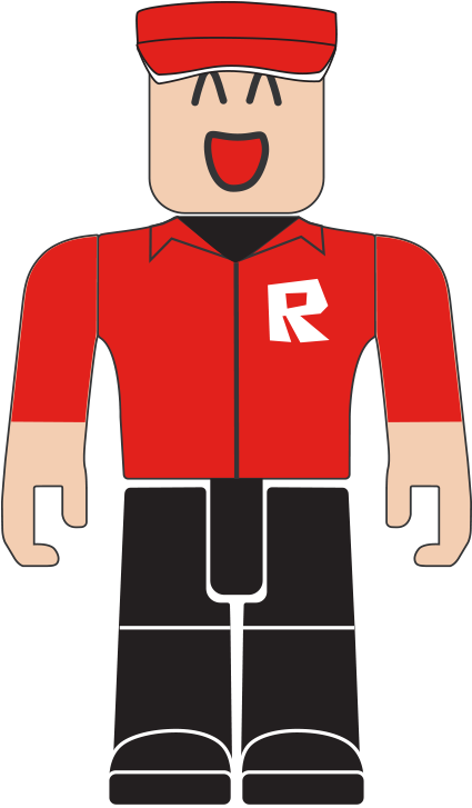 Roblox Character Red Shirt R Logo PNG