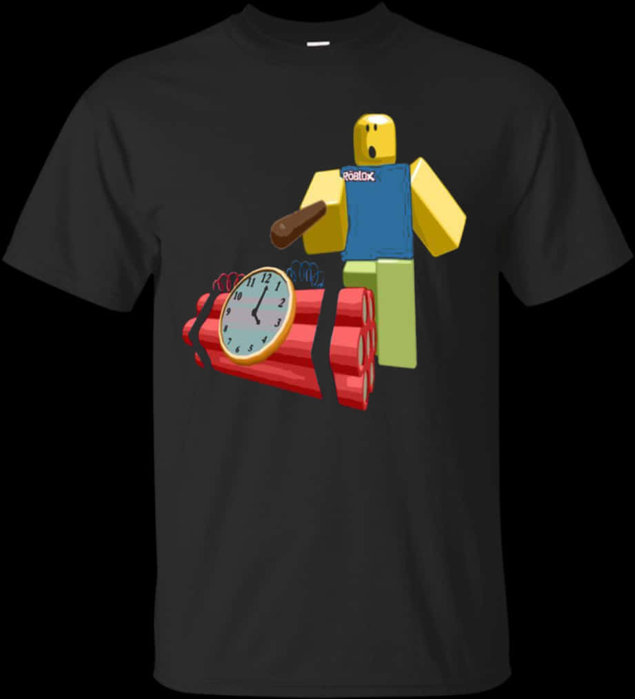 Roblox Character T Shirt Design PNG