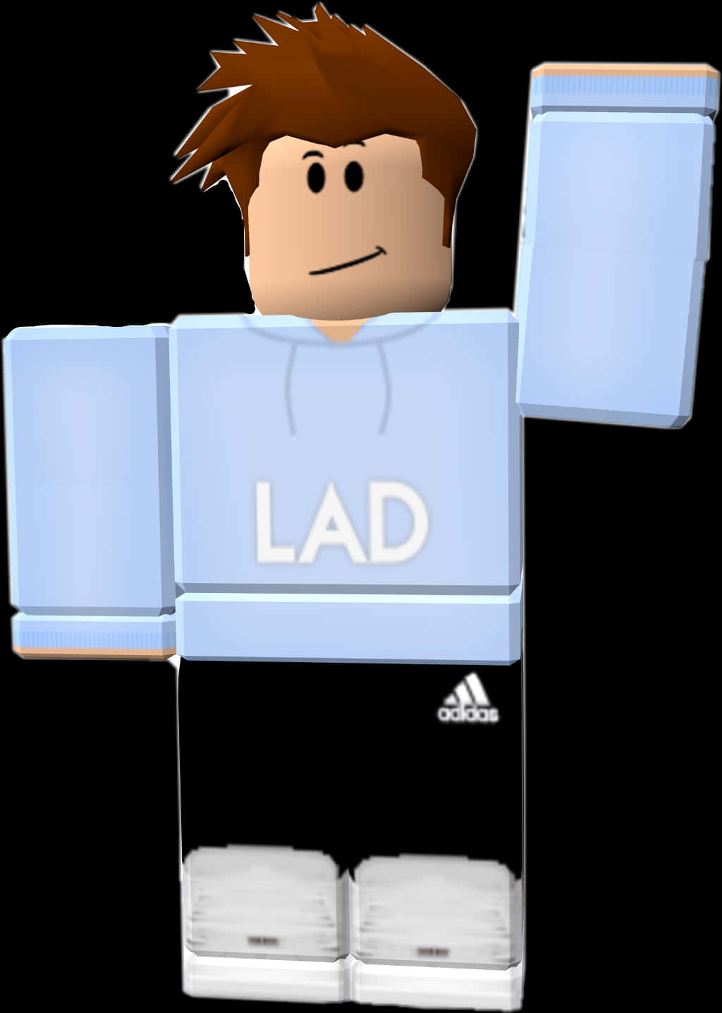 Roblox Characterin Adidas Outfit PNG