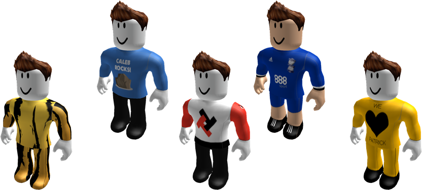 Roblox Characters Variety Outfits PNG
