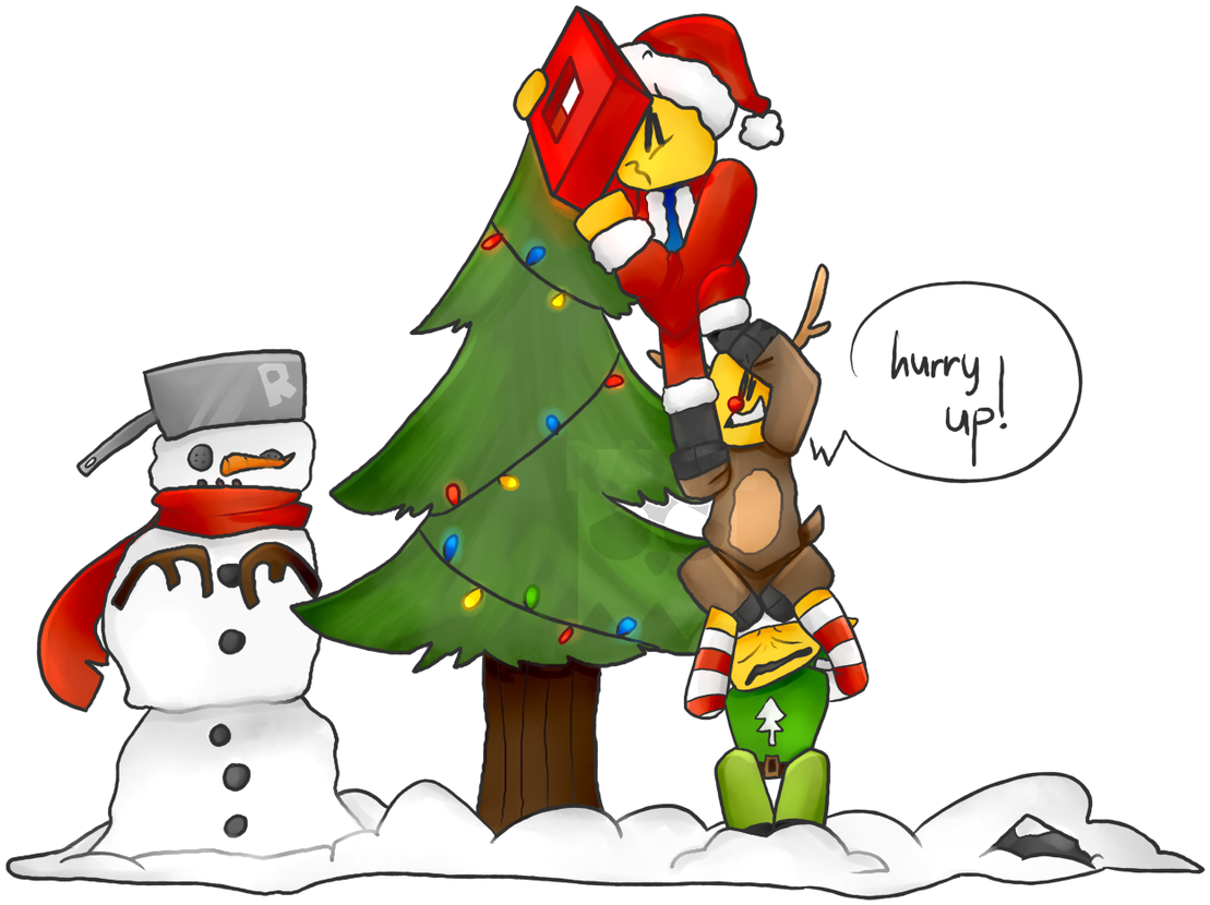 Roblox Christmas Decoration Hurry PNG