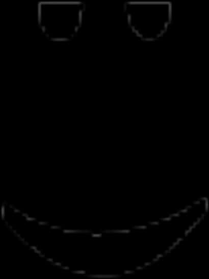 Roblox Classic Smile Face Graphic PNG