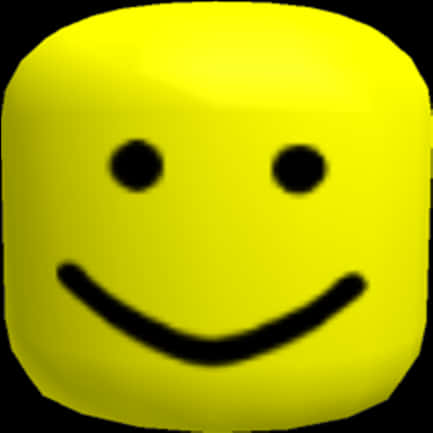 Roblox Classic Smile Face PNG