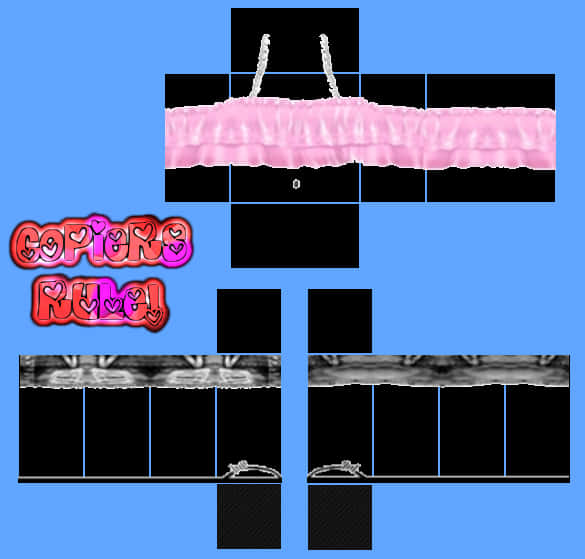 Roblox Clothing Template Pink Top PNG