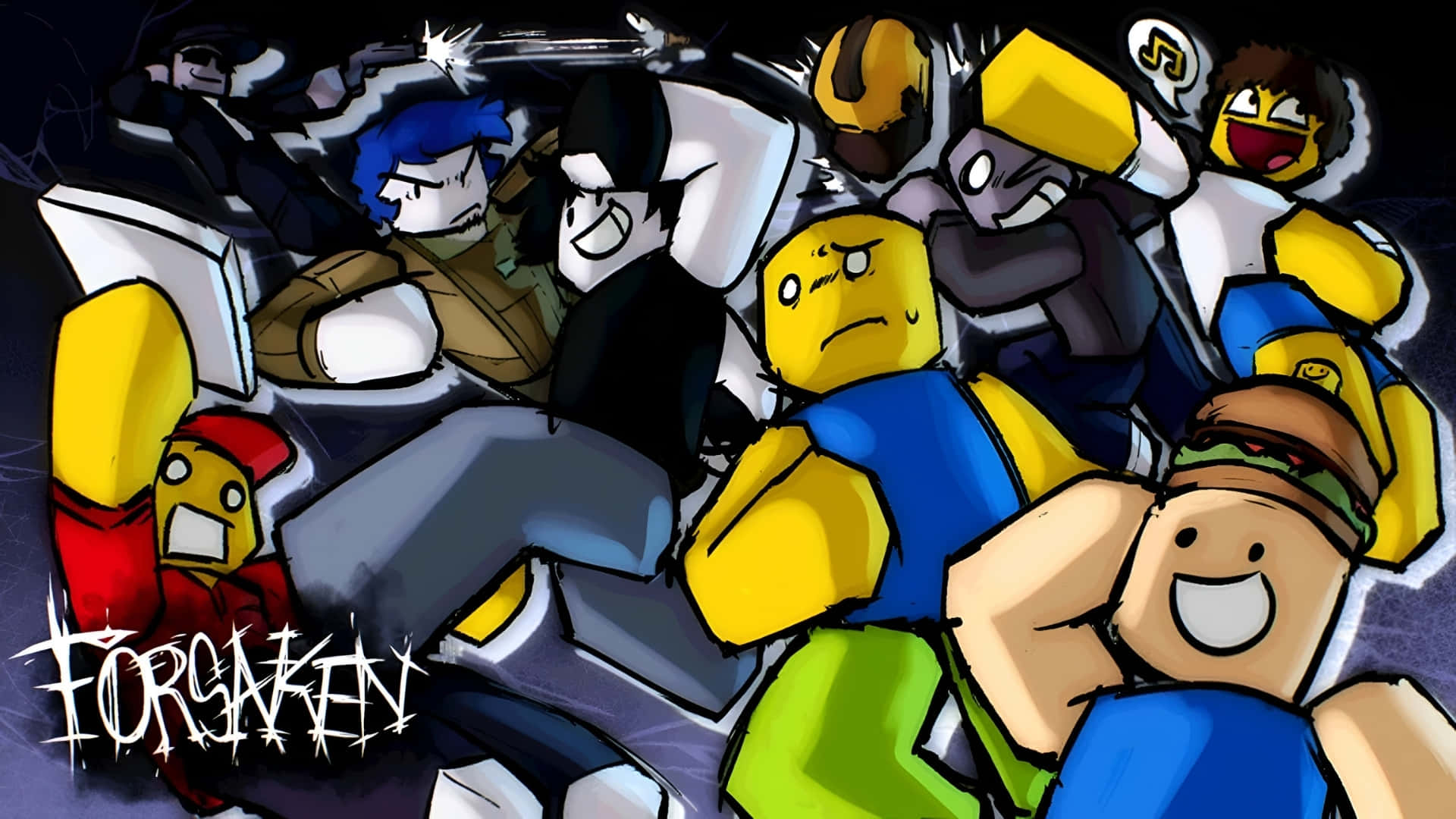 Roblox Forsaken Characters Wallpaper