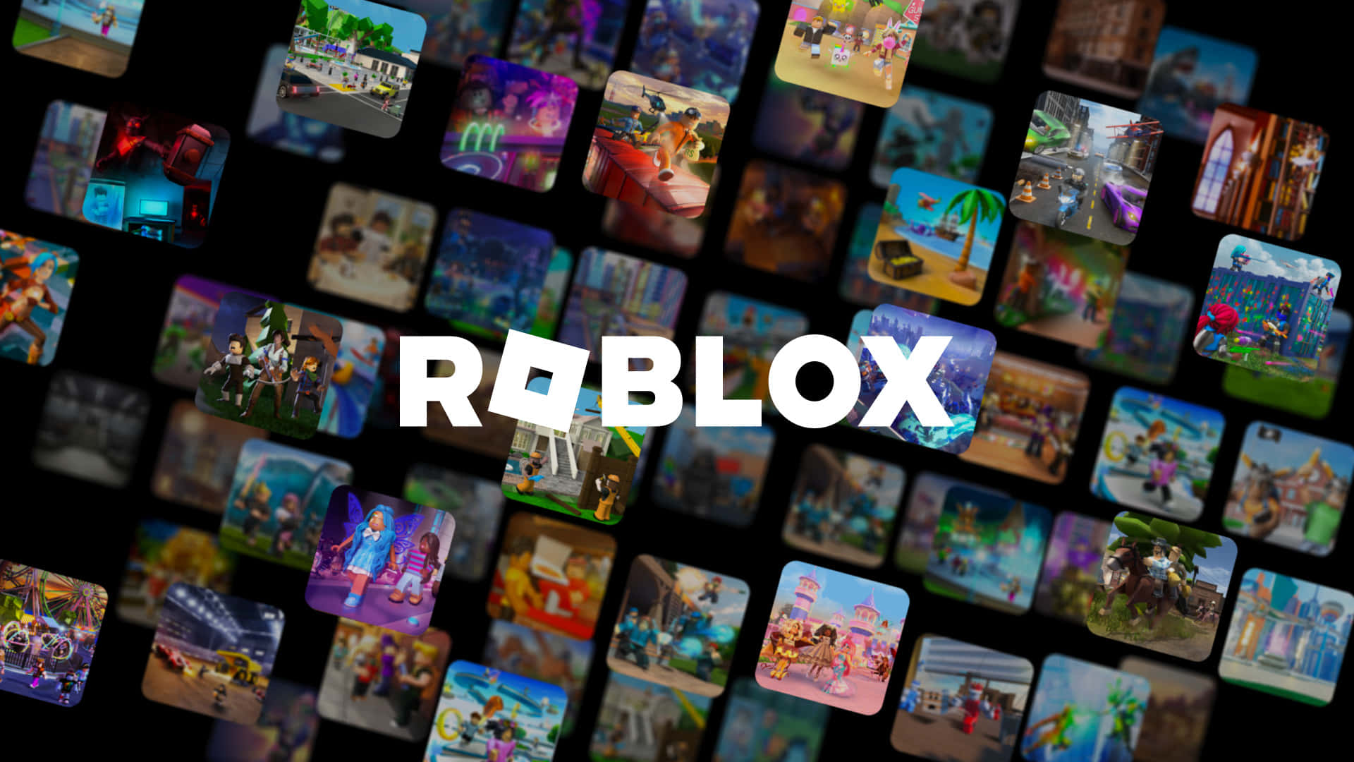 Roblox Game Collage Wallpaper
