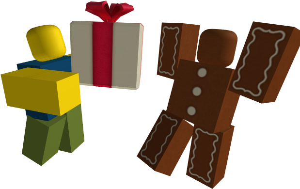 Roblox Giftsand Gingerbread Character PNG