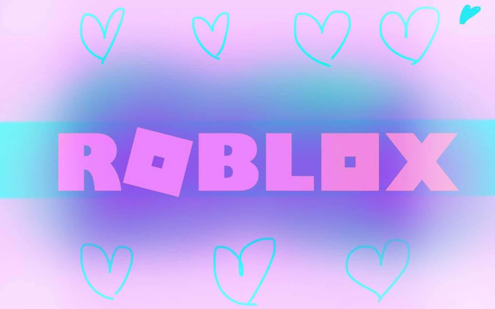 Roblox Hearts Gradient Background Wallpaper
