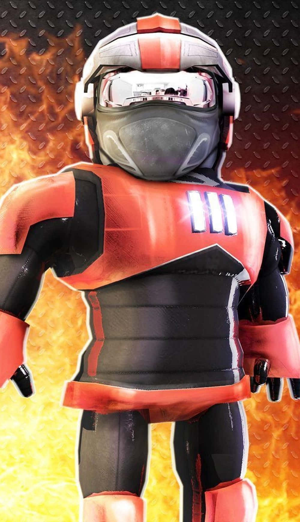 Red Body Suit Roblox Iphone Wallpaper