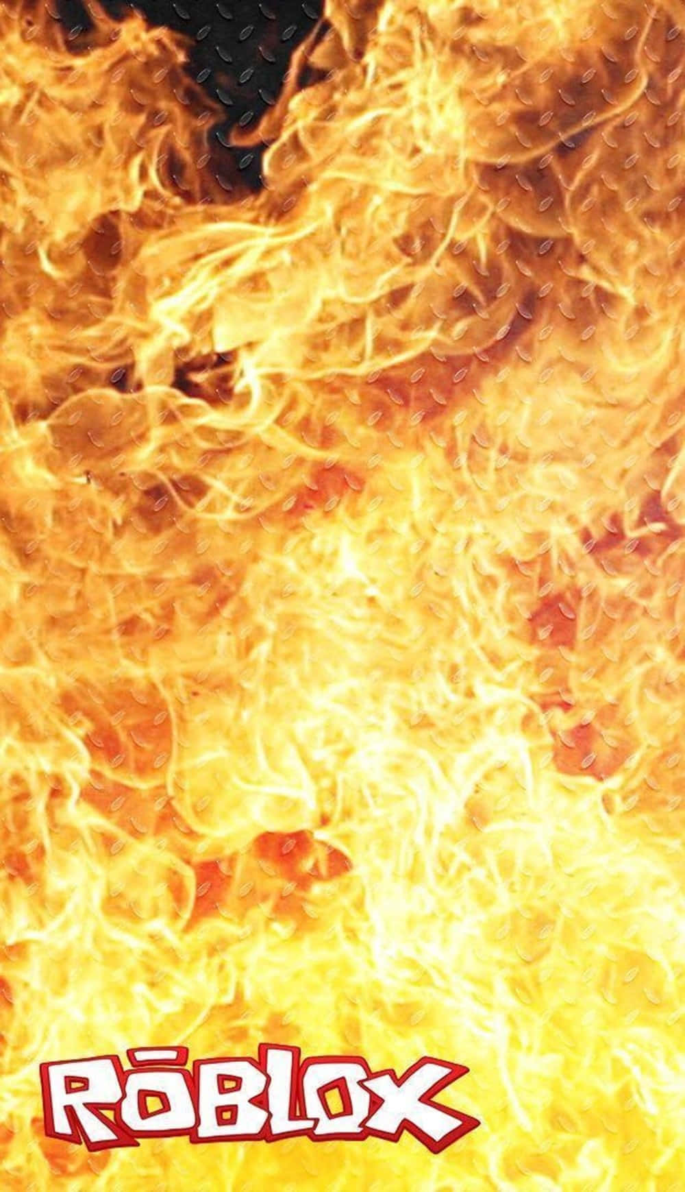 Roblox Intense Fire Background Iphone Wallpaper