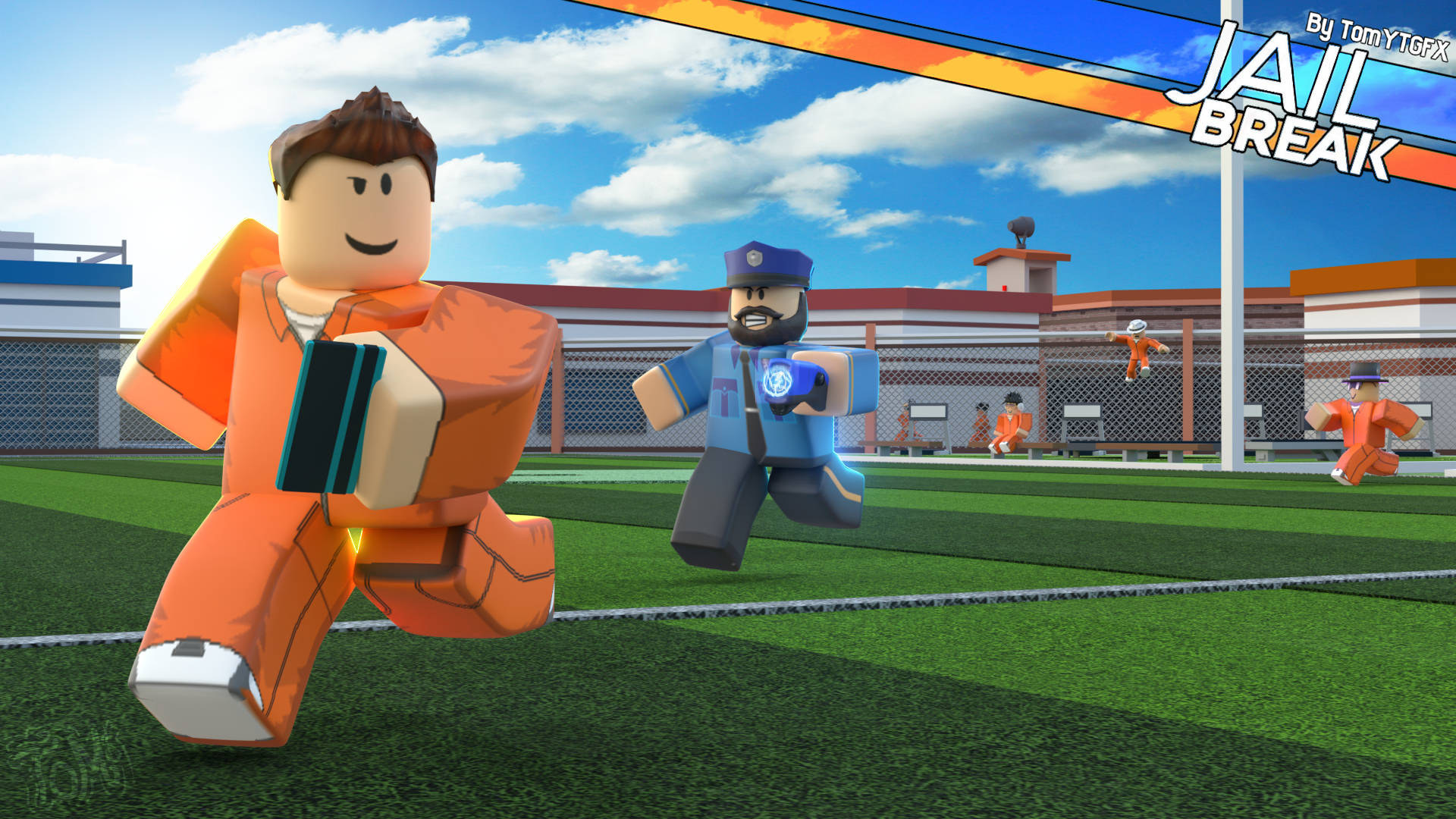 Welcome to the exciting world of Jailbreak on Roblox! Wallpaper