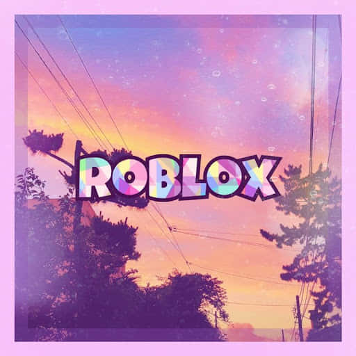 Aesthetic Roblox Logo Wallpaper