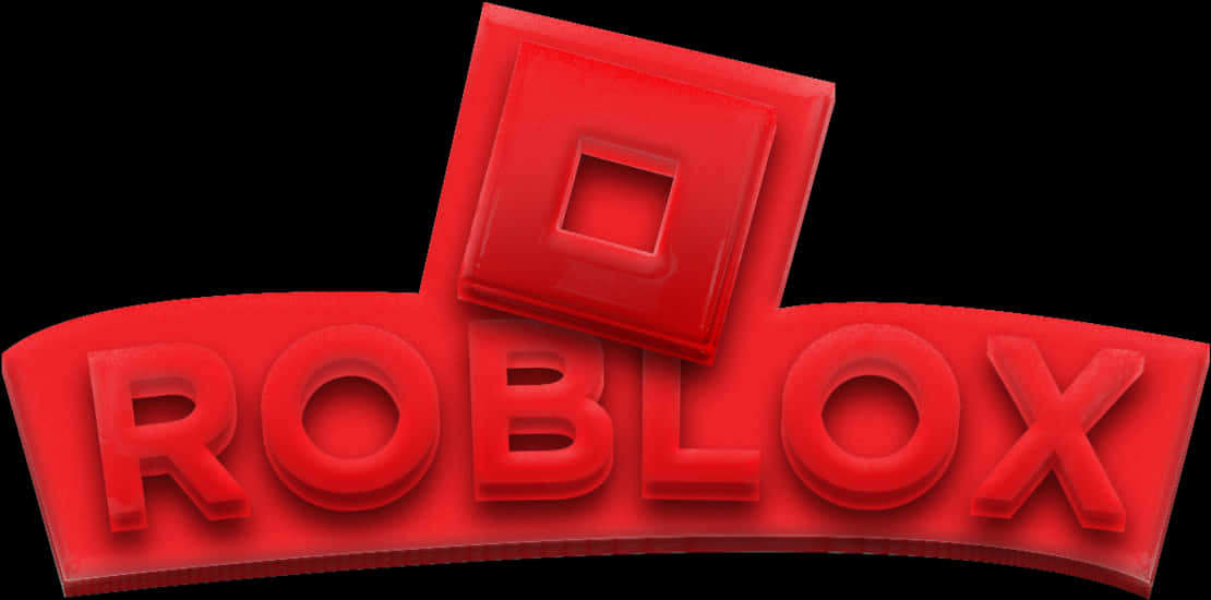 Roblox Logo Red3 D PNG