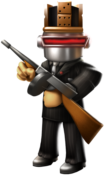 Roblox Mafia Boss Character PNG