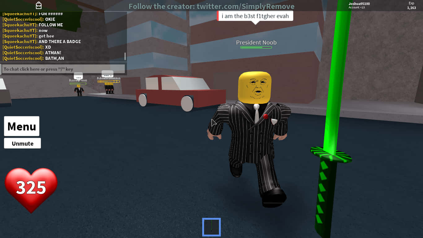 Preparese Para Explorar O Mundo Virtual Do Roblox Com Esse Noob Do Roblox! Papel de Parede