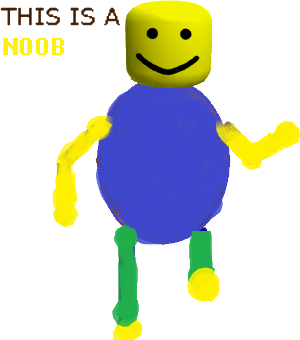 Roblox Noob Character Art PNG