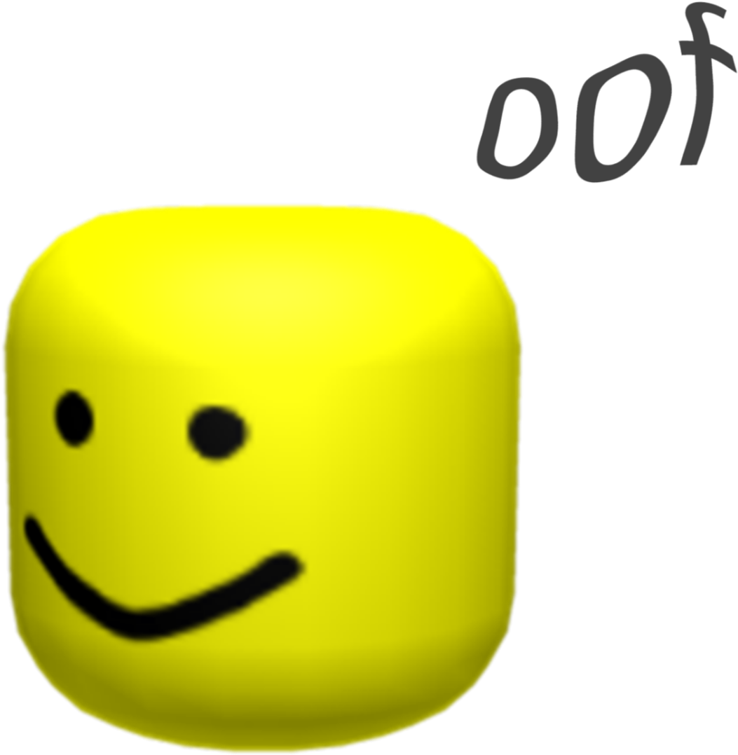 Roblox Oof Emoji Graphic PNG