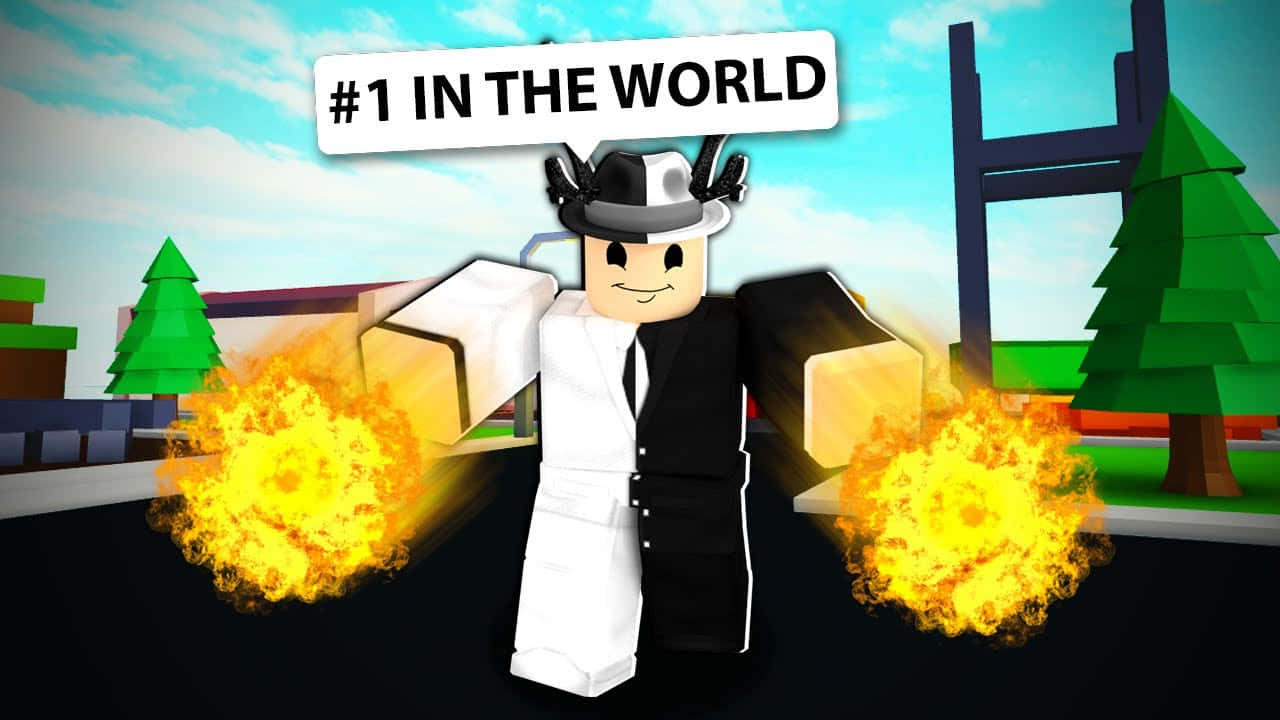 Download Ready to Take On the World of Roblox Wallpaper