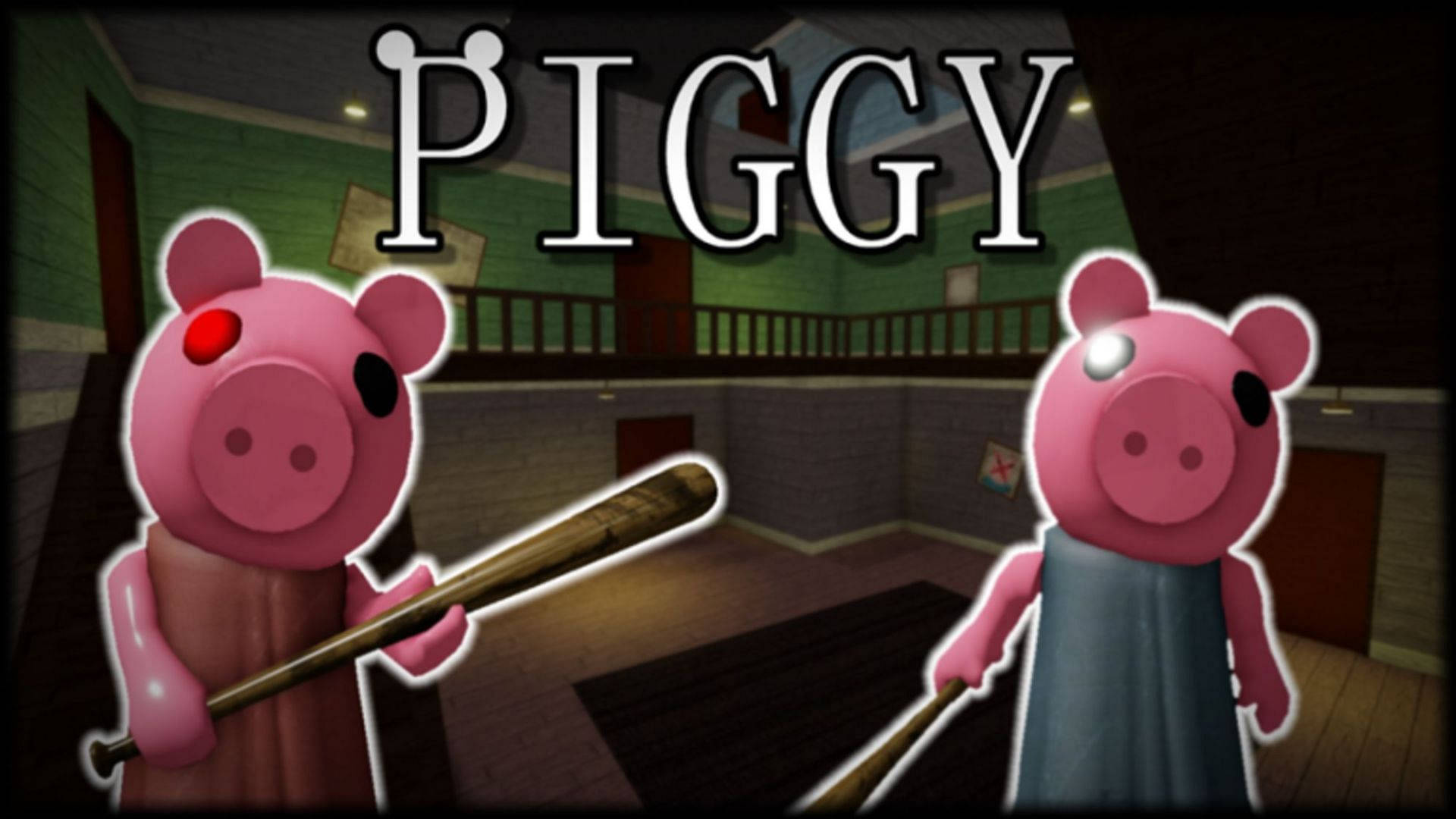 Spil Piggy, det uhyggelige nye spil på Roblox. Wallpaper