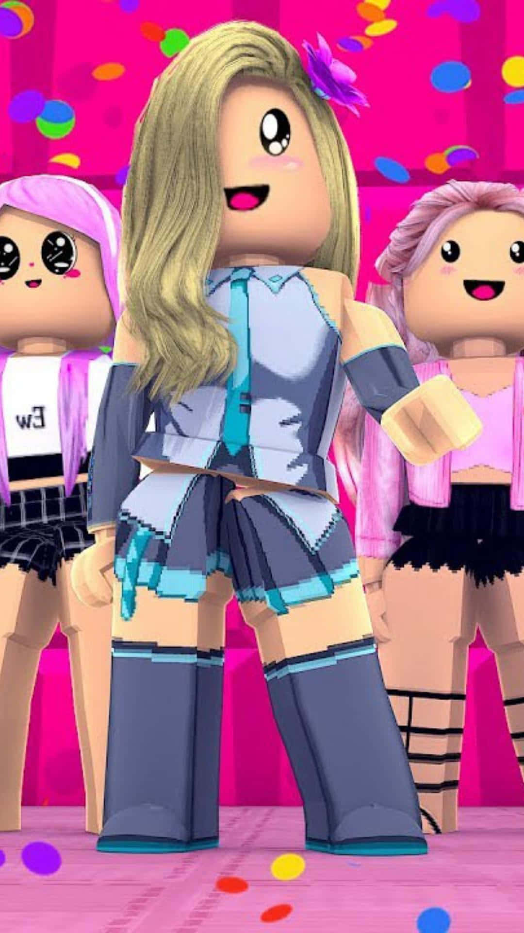Download Join the pink fun - dress up your character with our newest Roblox  Pink arrivals, now available in the game! Wallpaper