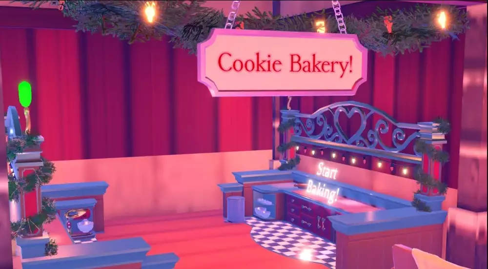 Einekeksbäckerei In Einem Videospiel. Wallpaper