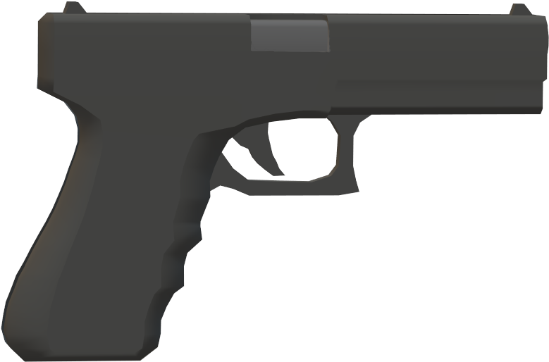 Download Roblox Styled Handgun Graphic 