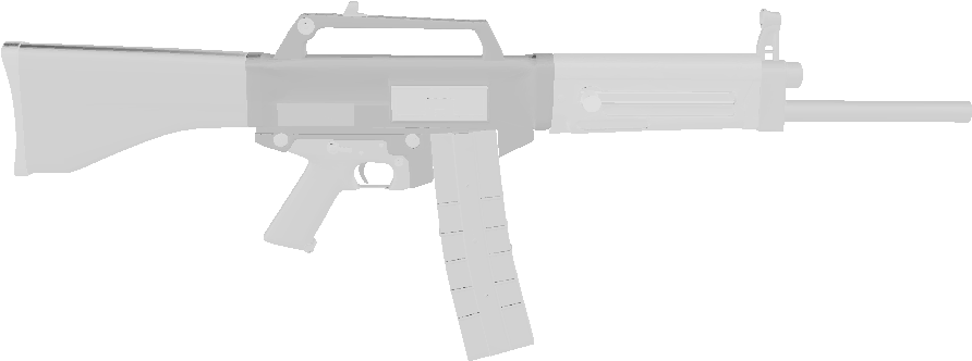 Roblox Styled Rifle Graphic PNG