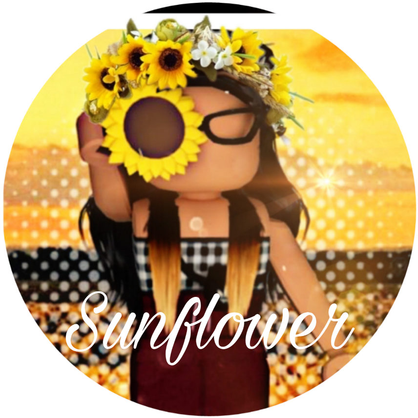 Roblox Sunflower Avatar Profile PNG