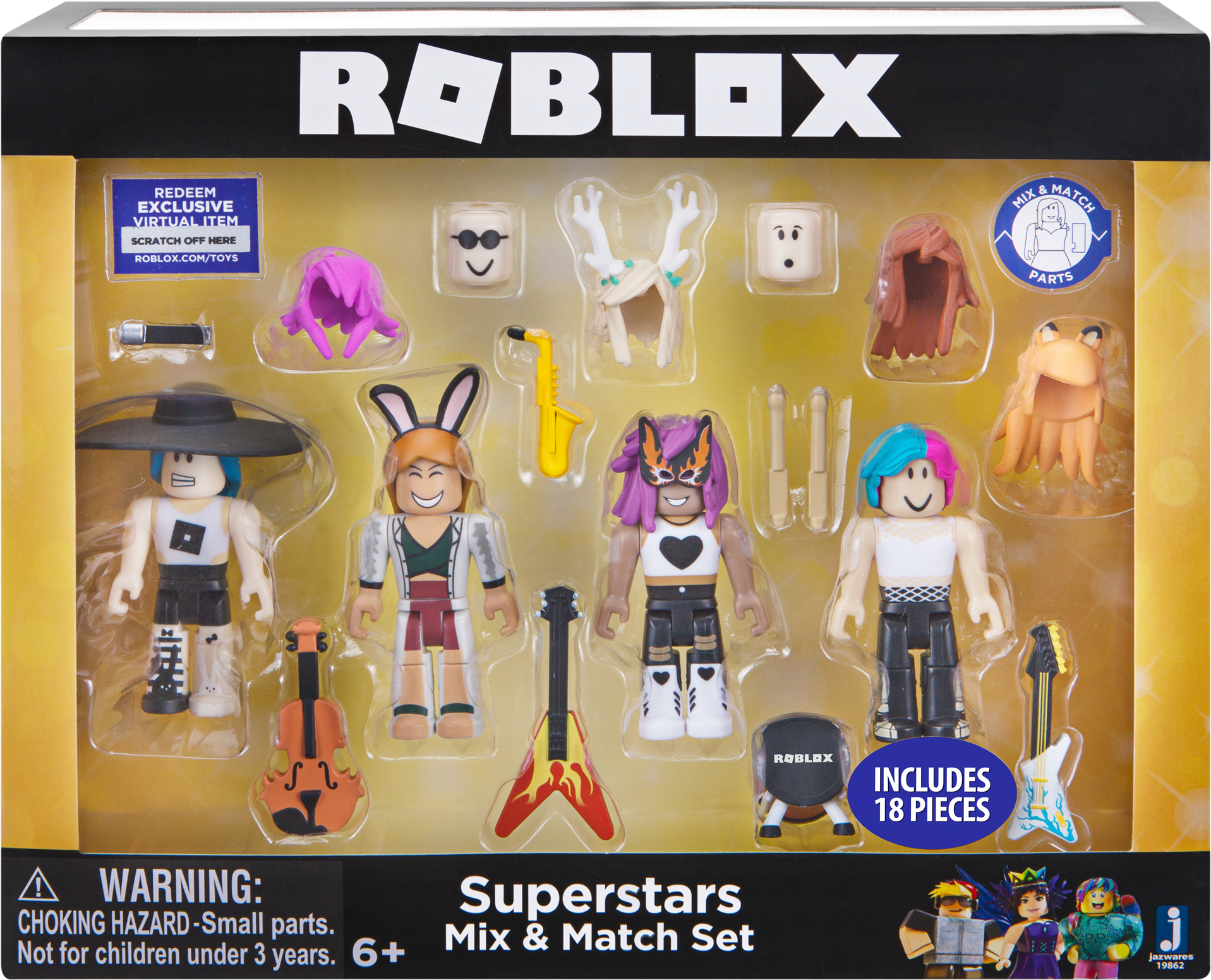 Roblox Superstars Mix Match Set Packaging PNG