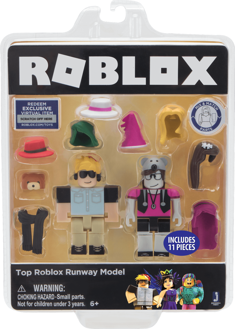 Roblox Top Runway Model Toy Pack PNG