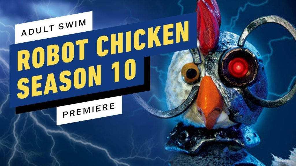 Robot Chicken 10th Season Poster Wallpaper
