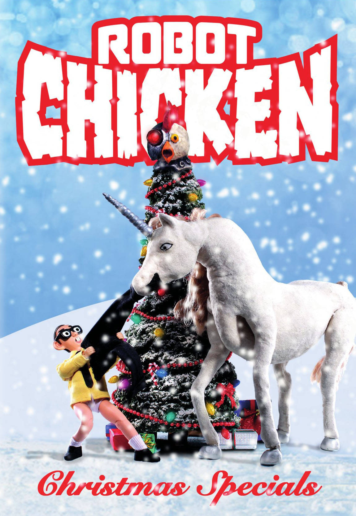 Robot Chicken Christmas Poster Wallpaper