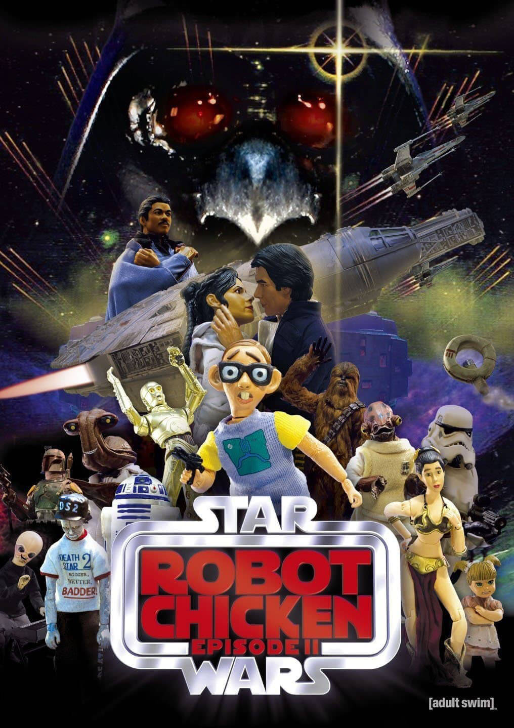 Robot Chicken Star Wars Parody Poster Background