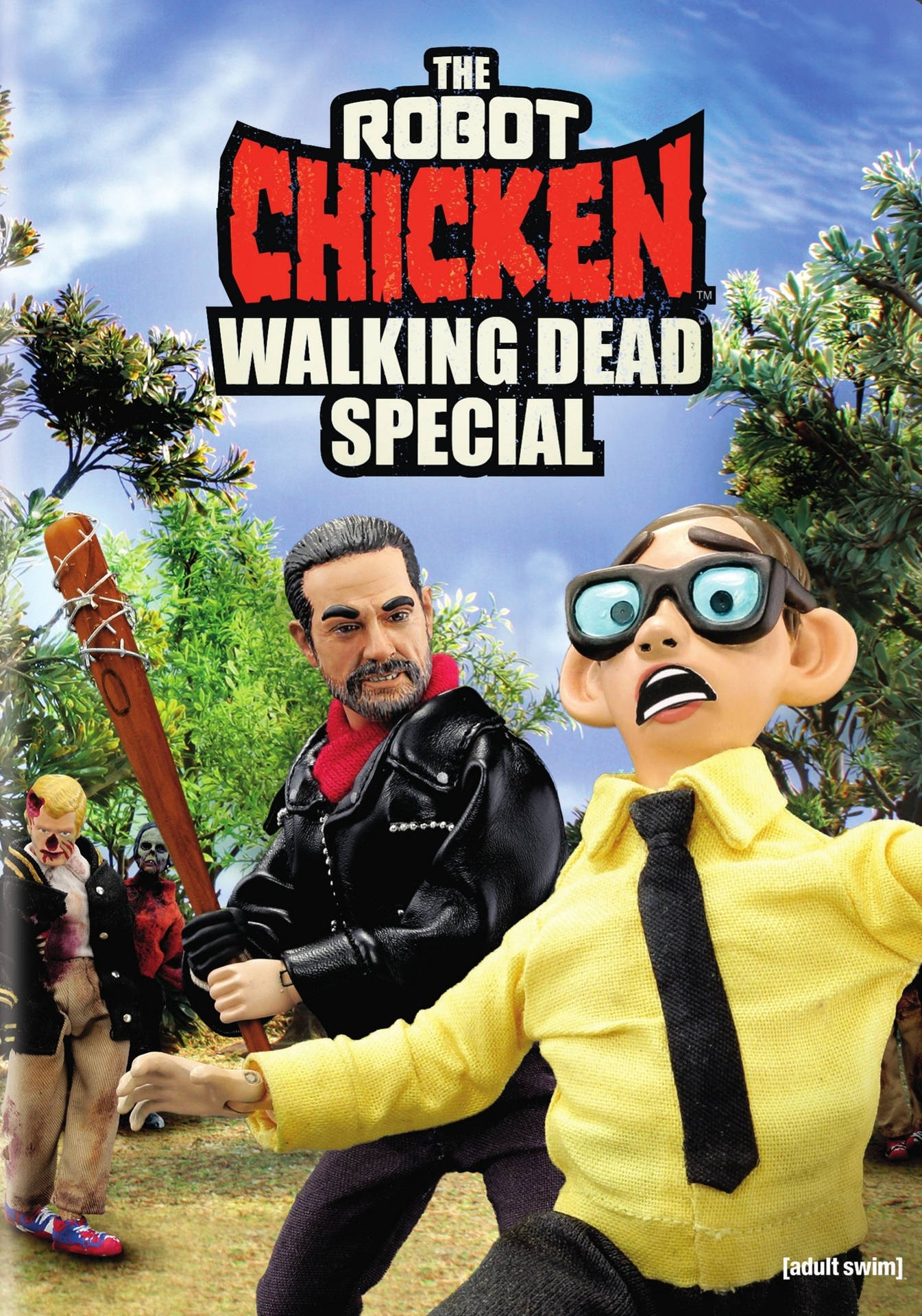 Specialedi Robot Chicken Walking Dead Sfondo