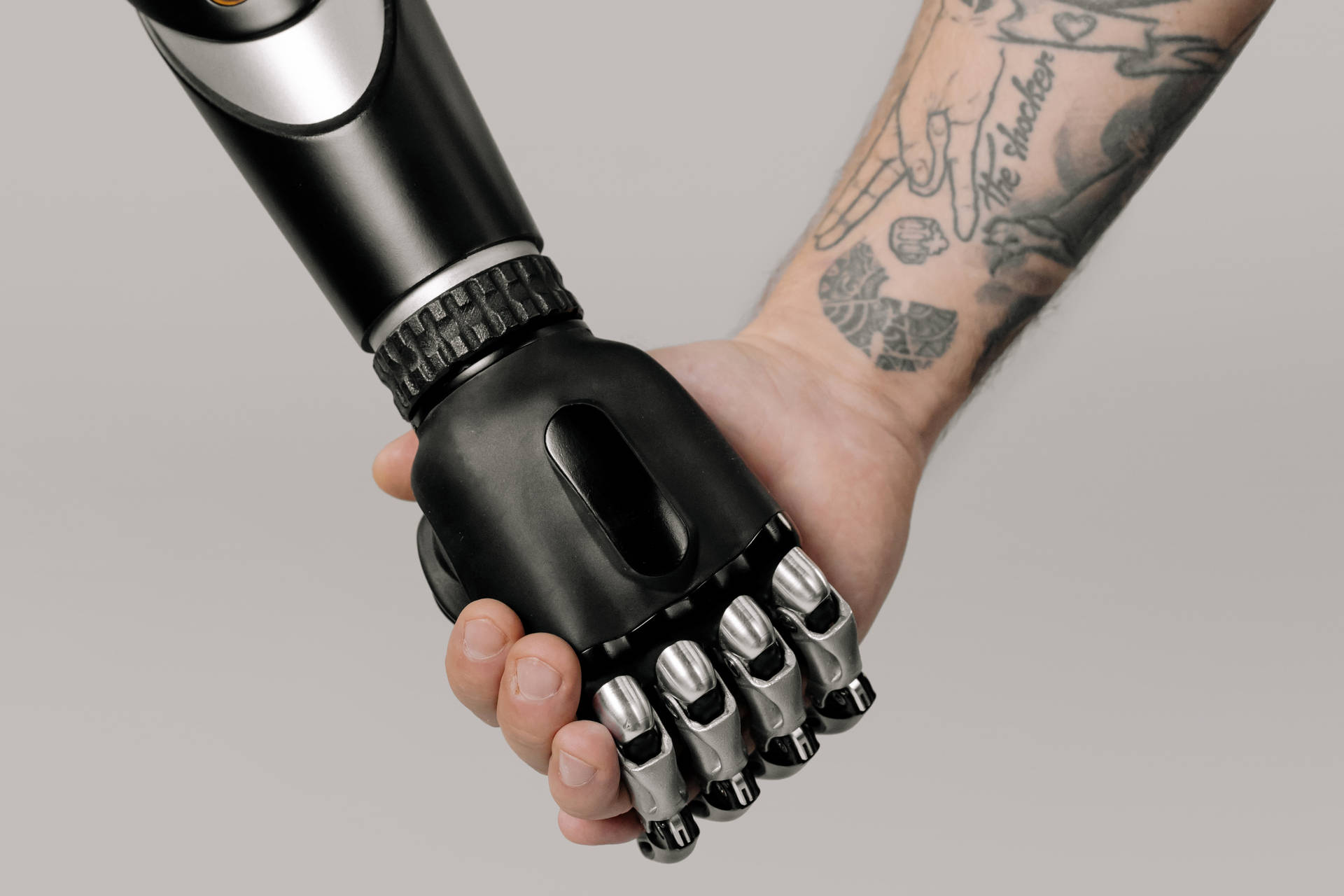 Robot Couple Hands
