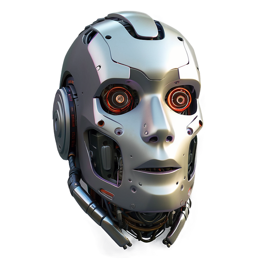 Download Robot Face Mask Png Svd 