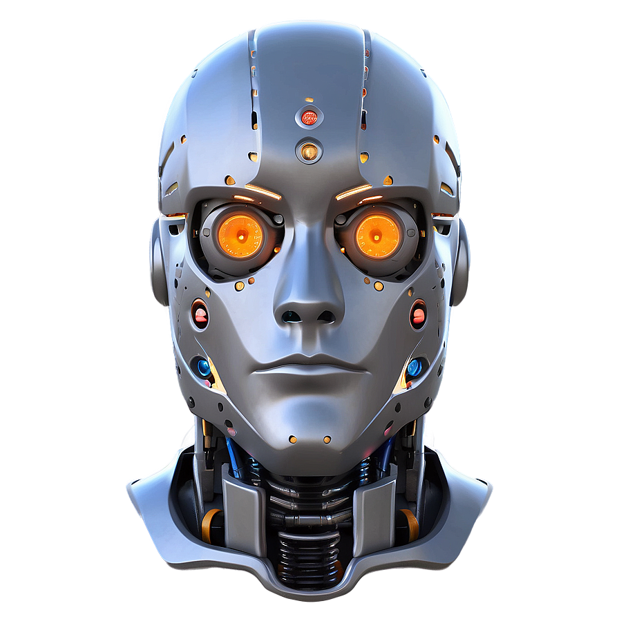 Robot Head Design Png Hpp91 PNG