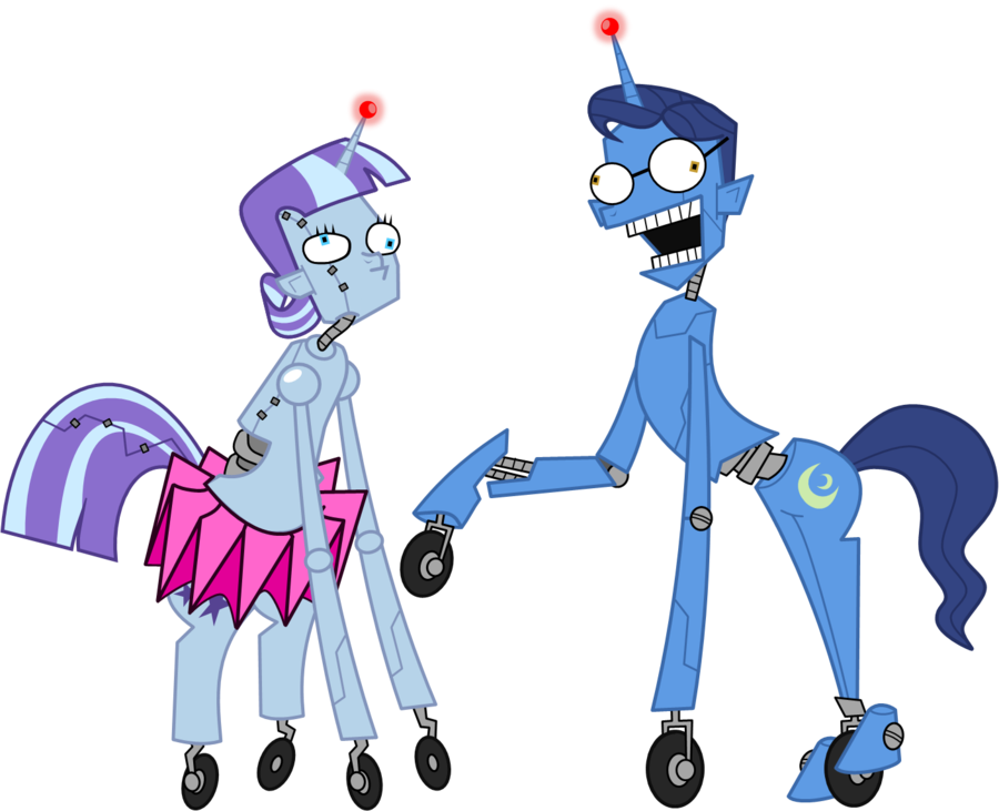 Robot Pony Friends PNG