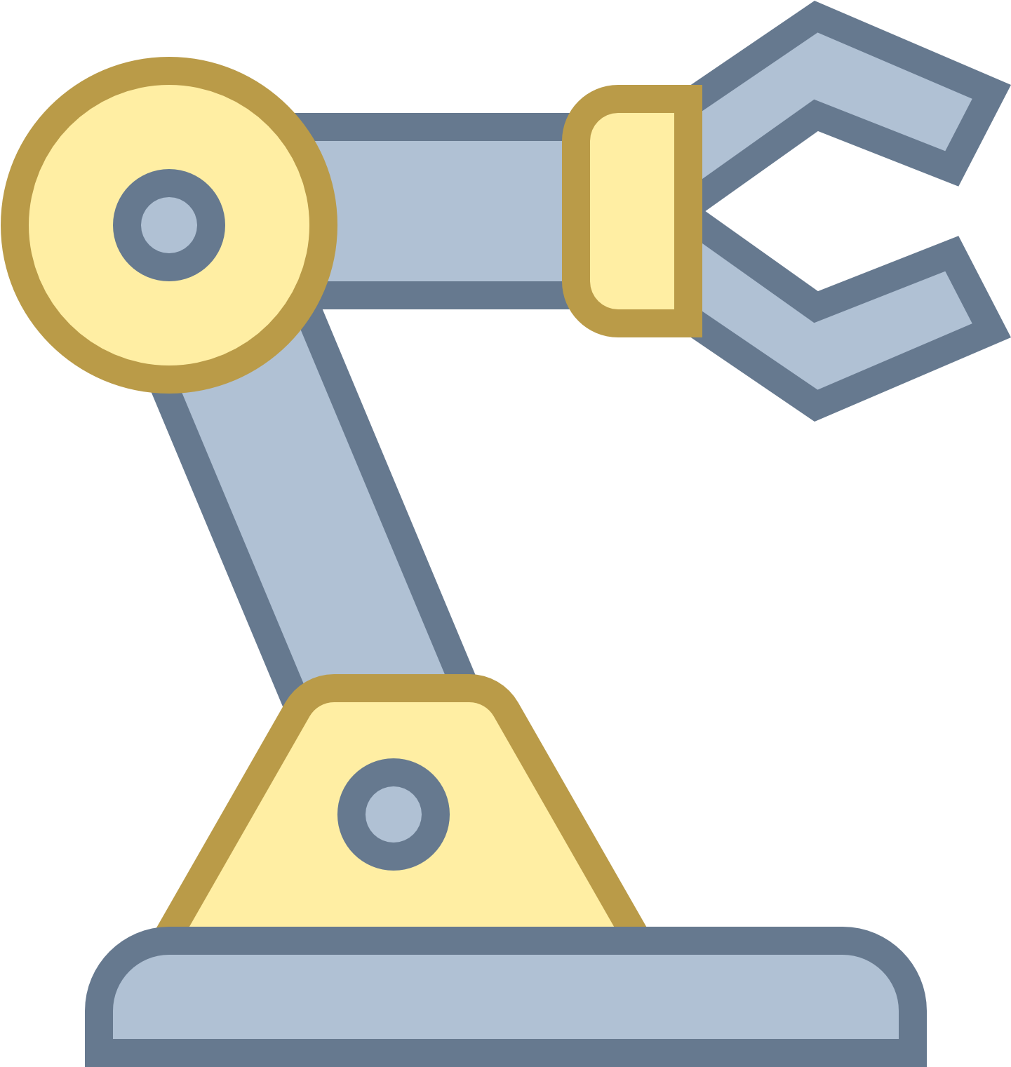 Robotic Arm Vector Illustration PNG