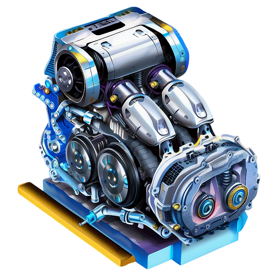 Robotic Car Engine Illustration Png 98 PNG