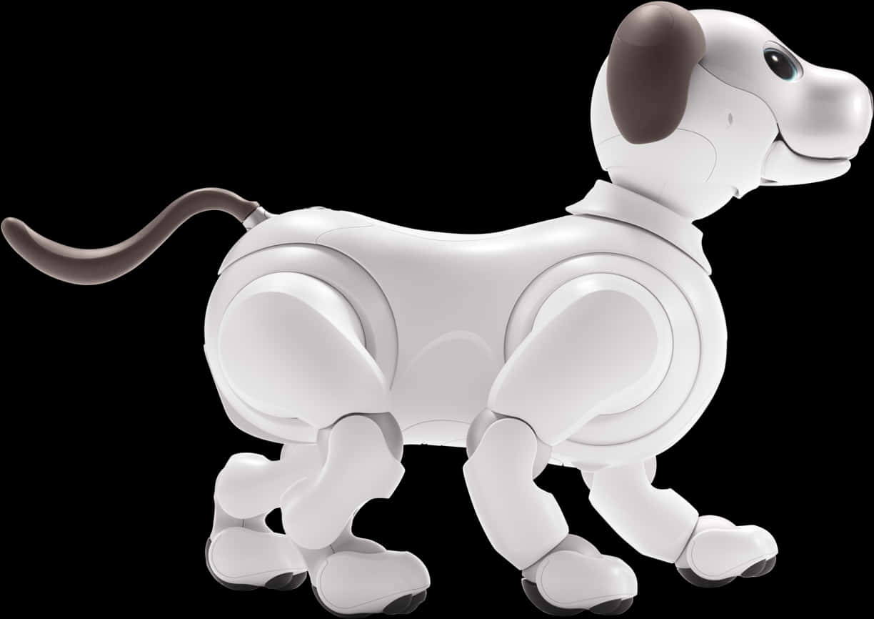 Robotic Dog Illustration PNG
