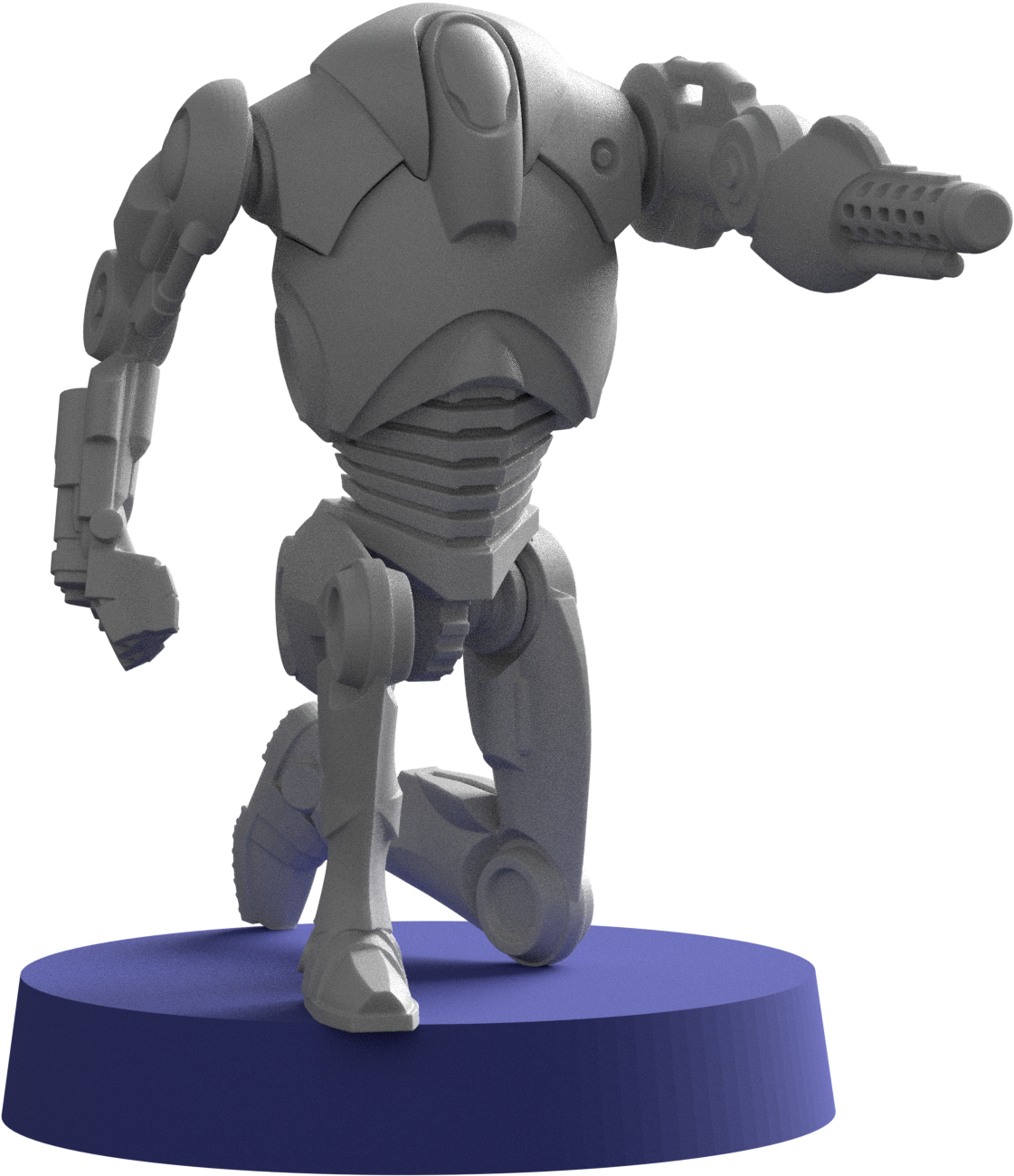 Robotic Figure3 D Model PNG