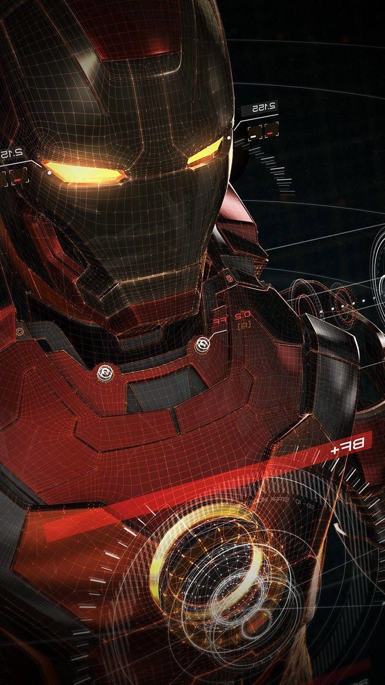 Robotic Iron Man Iphone Wallpaper