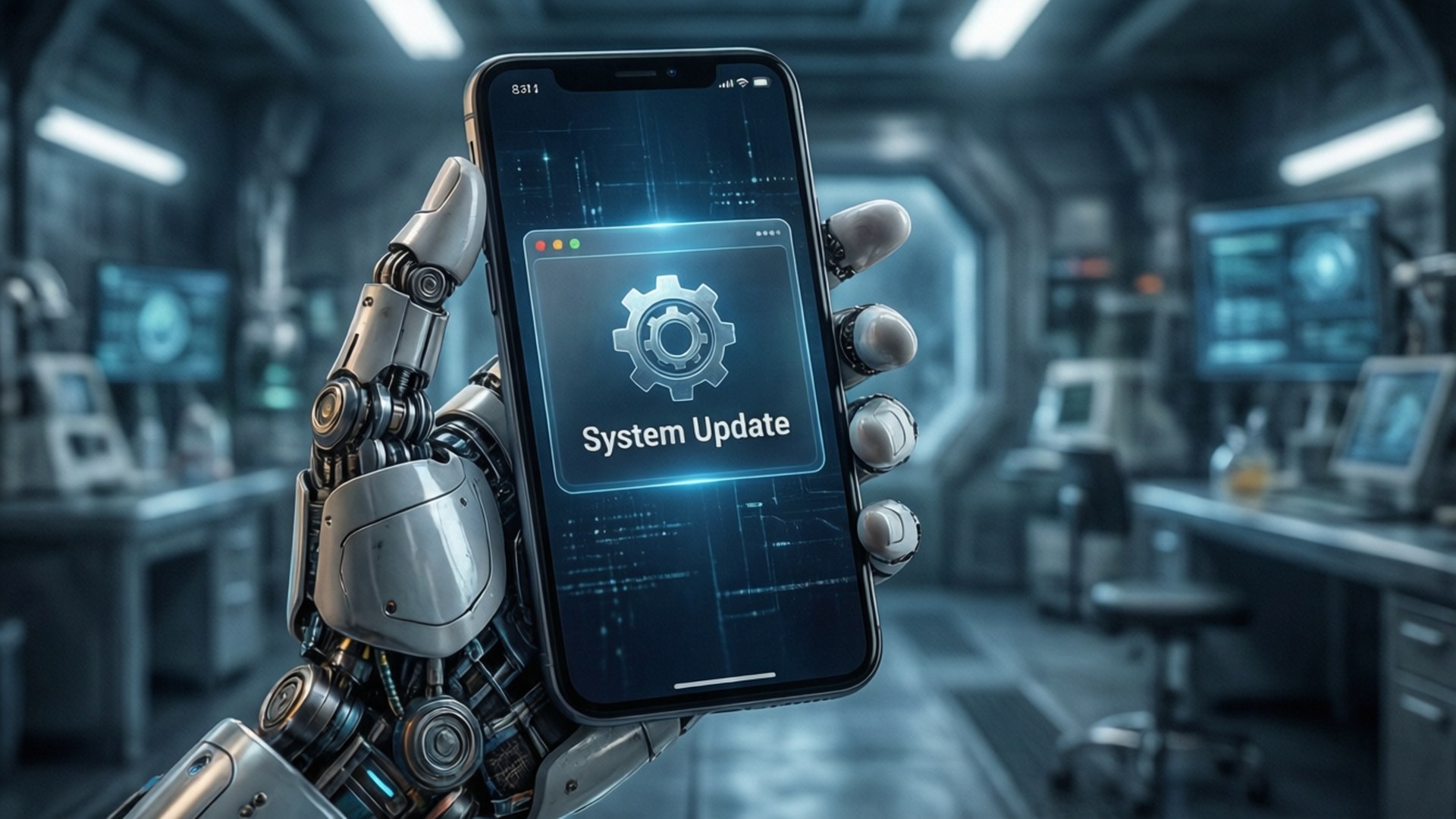 Robotisk uppdatering Bakgrundsbilder