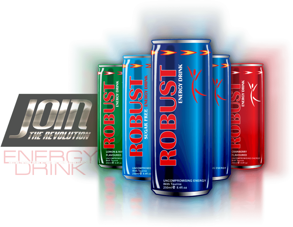Robust Energy Drink Variety Pack PNG
